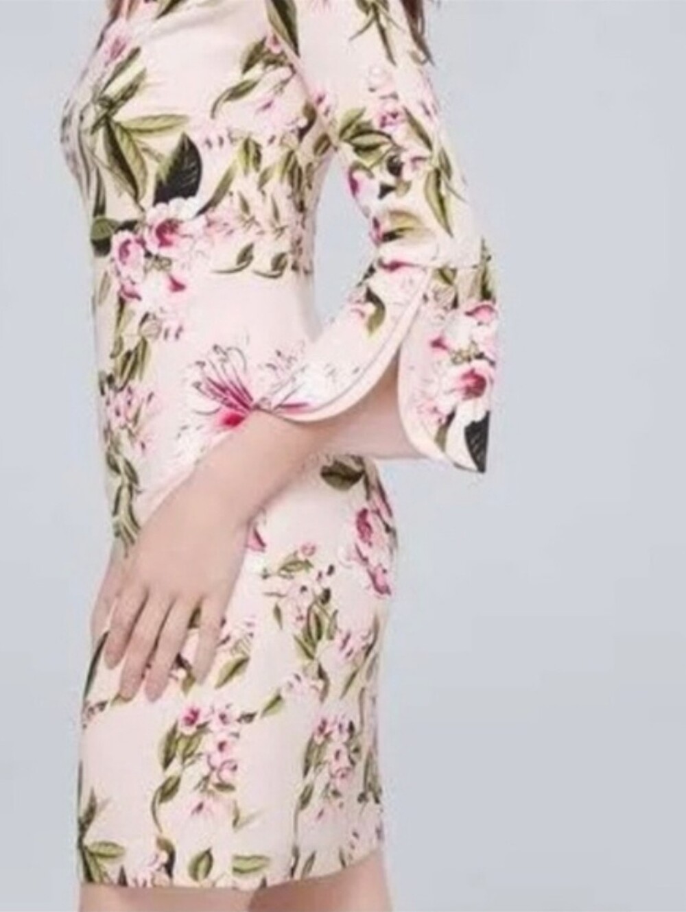 White House Black Market Pink Floral Shift Dress - 2